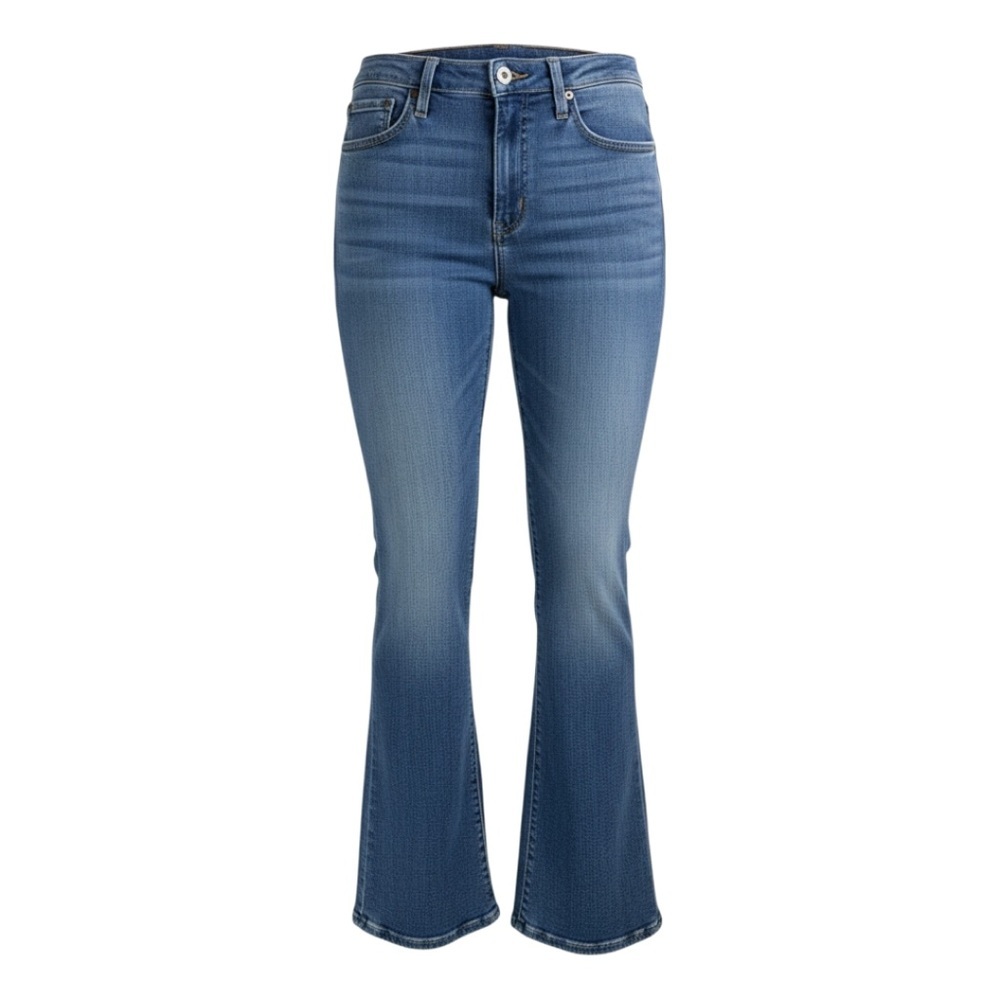 Levi's 726 Flare Jeans Size 30 High‎ Rise Blue Denim Bootcut Retro